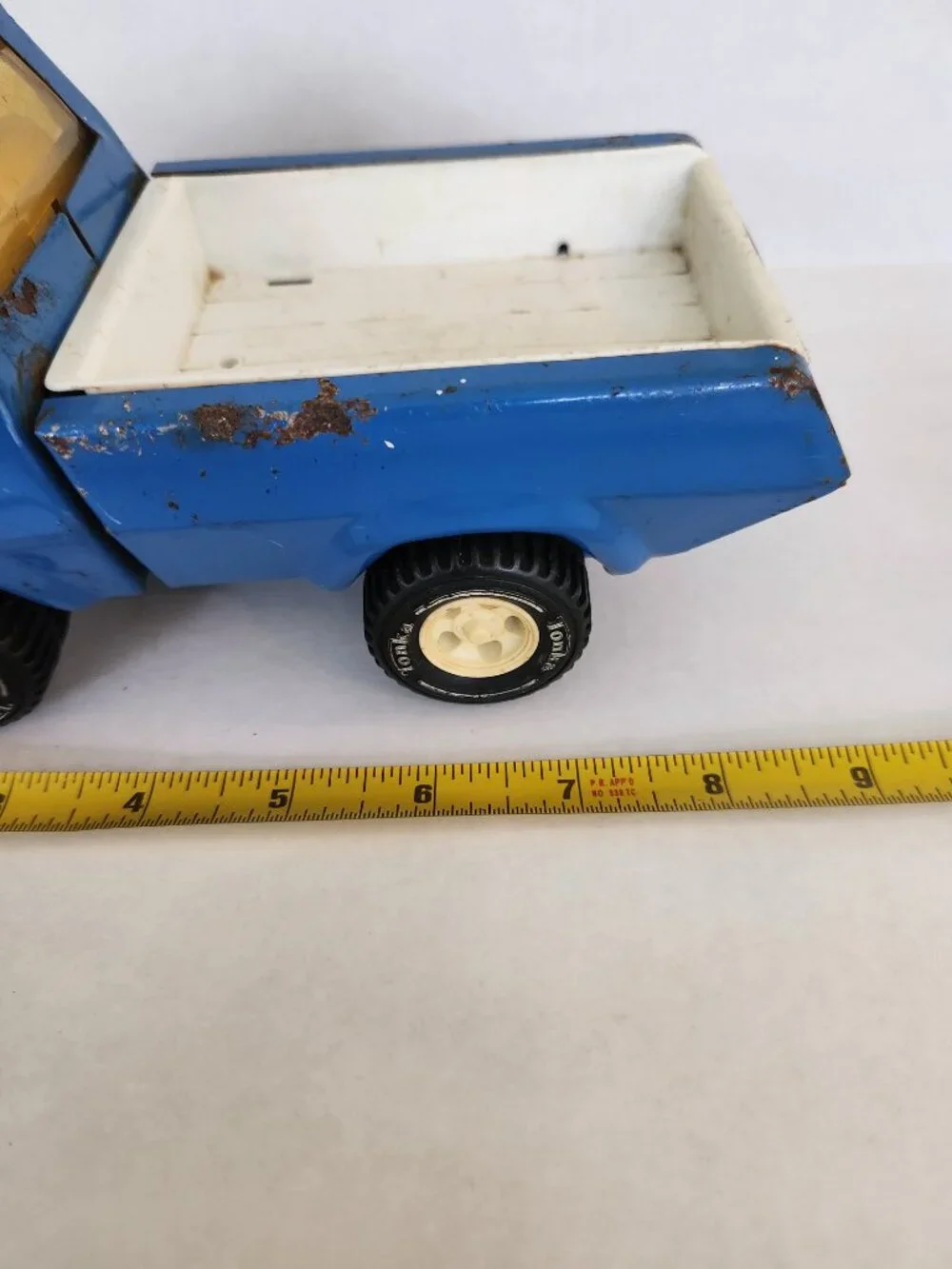 Vintage Tonka Toy Pick-up Truck 1970’s Pressed Steel Blue Metal Retro Look T1